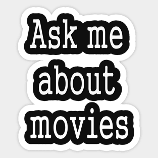 Movie lovers actors / film critics Sticker